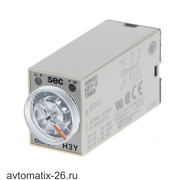 Таймер реле времени Omron H3Y-4 DC24 30S
