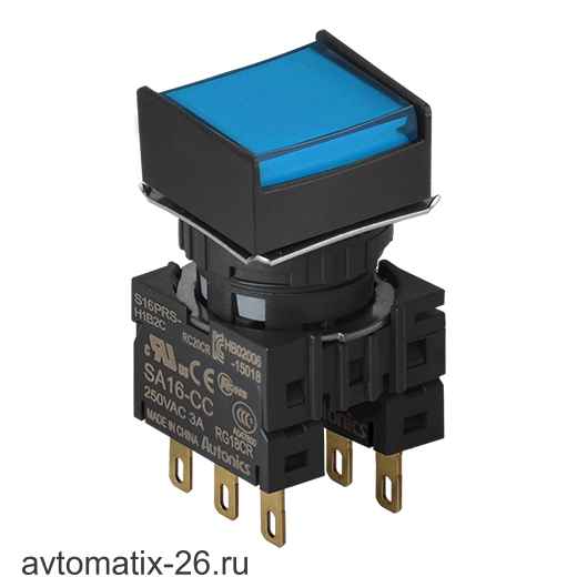 Кнопочный выключатель Autonics S16PRS-H1B2C