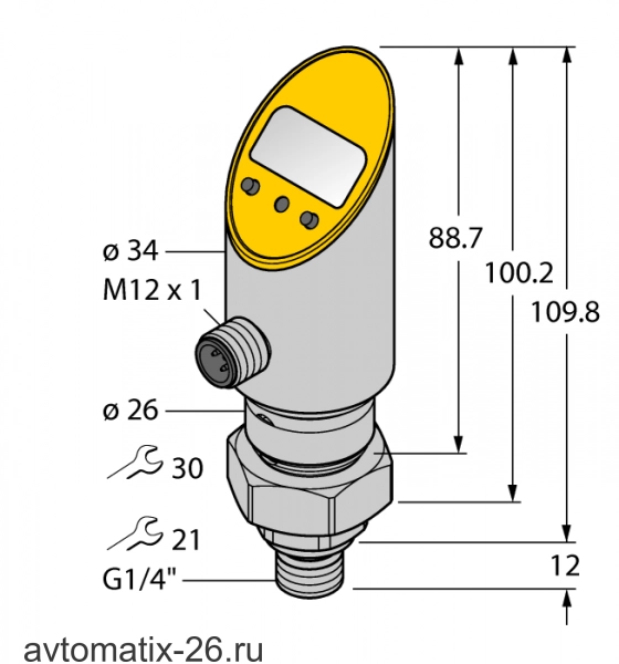Датчик давления TURCK PS0.25V-504-2UPN8X-H1141/3GD