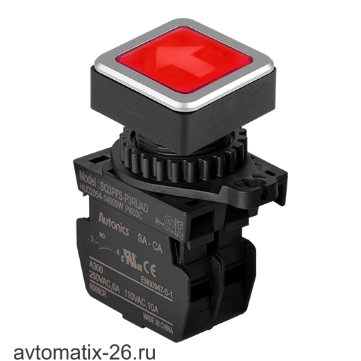 Кнопочный выключатель Autonics SQ3PFS-P3RUAL