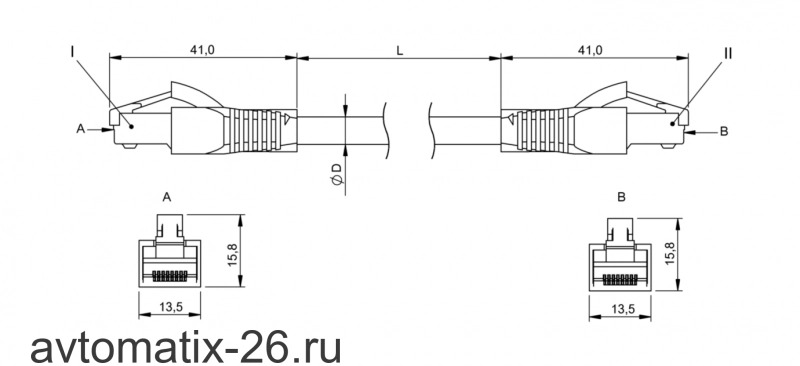 Соединительный кабель Balluff BCC E894-E894-90-367-EX64N9-250