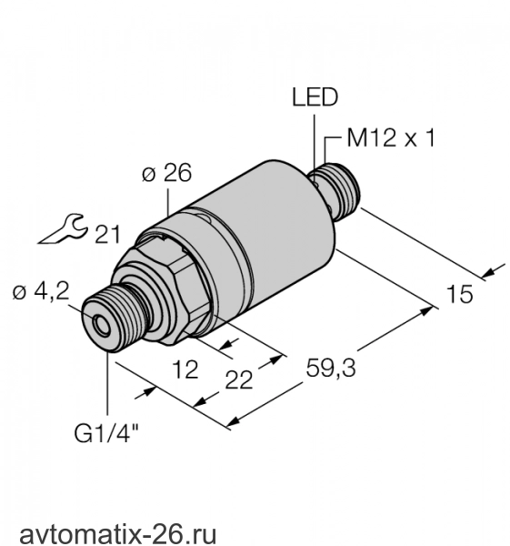 Датчик давления TURCK PC025V-204-2UPN8X-H1141