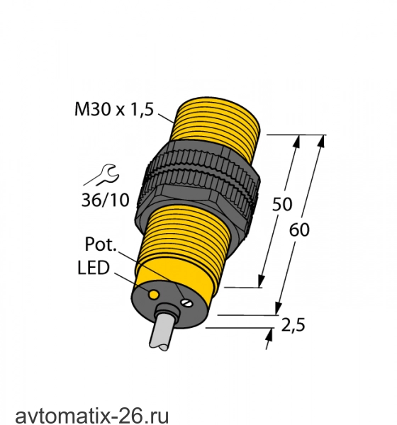 Емкостной датчик уровня TURCK BCF10-S30-VN4X