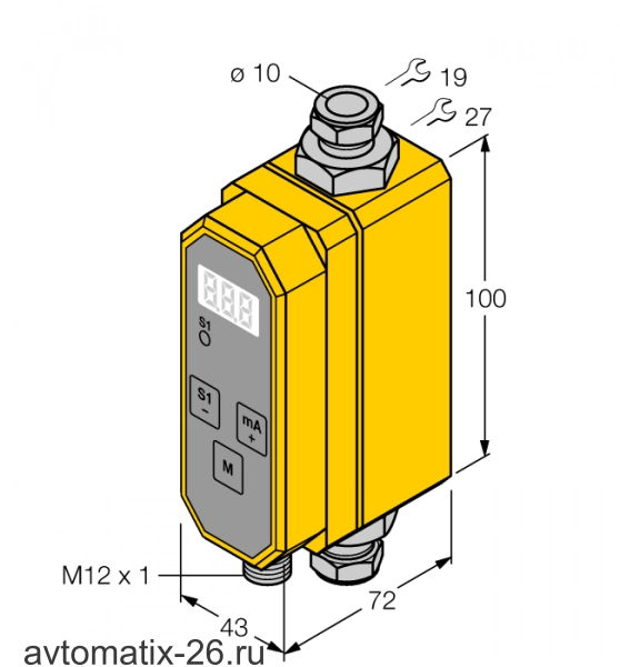 Расходомер TURCK FCVI-10R09DYA4P-LIUP8X-H1141