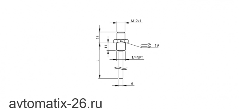 Датчик температуры Balluff BFT 6025-FC001-R02A0A-S4