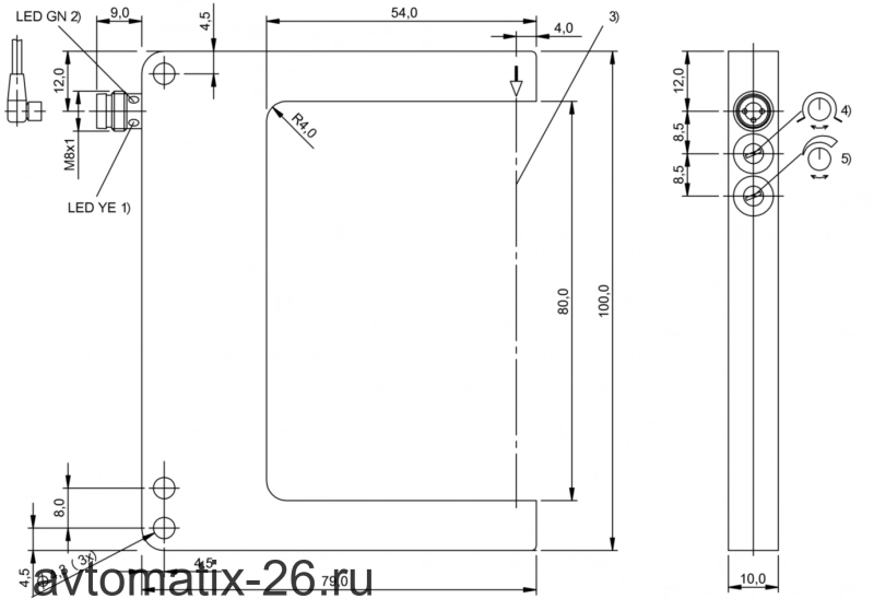 Щелевой датчик Balluff BGL 80A-012-S49