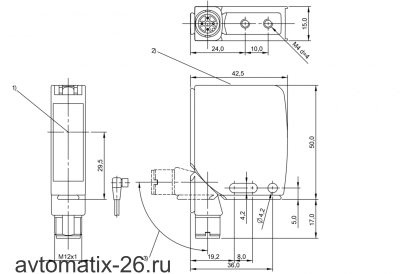 Оптический датчик Balluff BOS 21M-PA-PK10-S4S