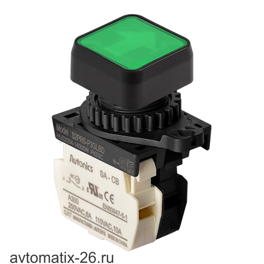 Кнопочный выключатель Autonics S2PRS-P3GLBDM