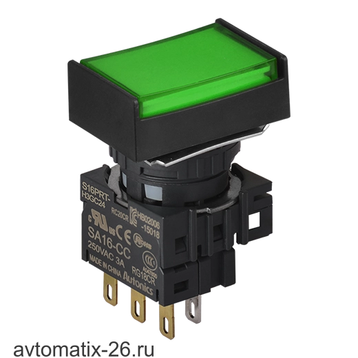 Кнопочный выключатель Autonics S16PRT-H3GC5