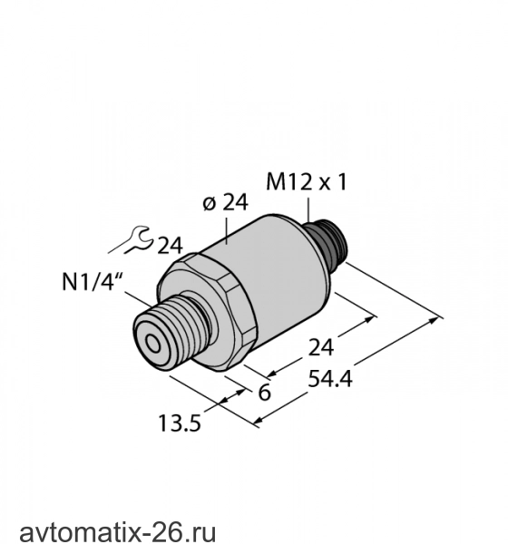 Датчик давления TURCK PT1.5V-1003-I2-H1143/X
