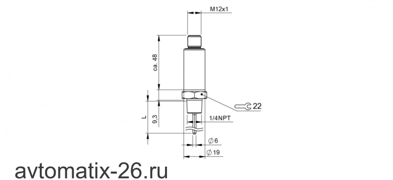 Датчик температуры Balluff BFT 6100-FC002-A06A1A-S4