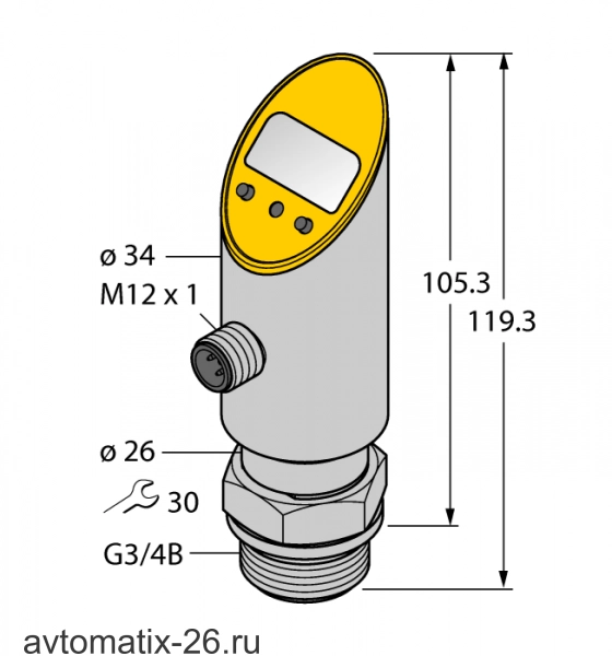 Датчик давления TURCK PS016V-606-LI2UPN8X-H1141