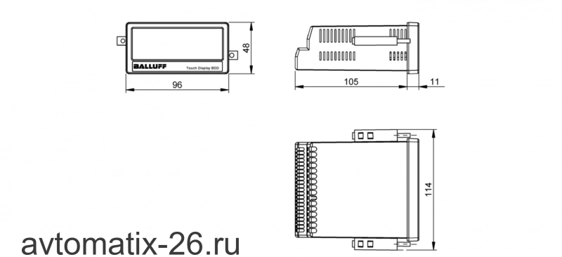 Цифровой индикатор Balluff BDD 750-2A03-103-402-1-A