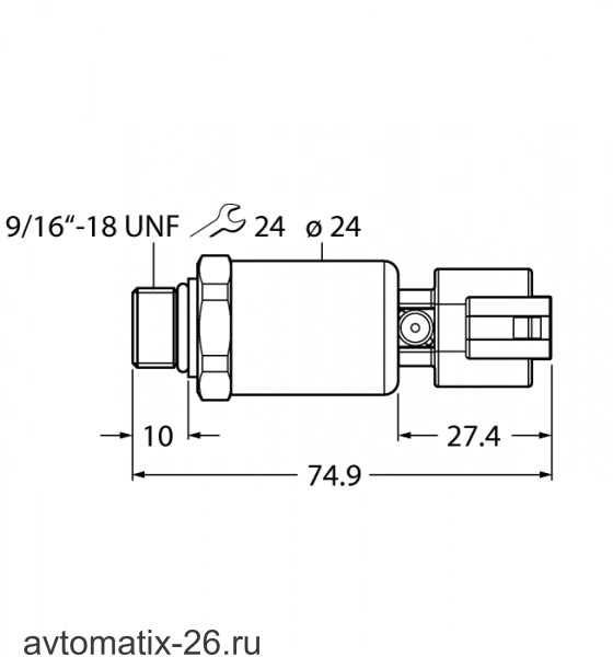 Датчик давления TURCK PT400R-2121-U6-DT043P