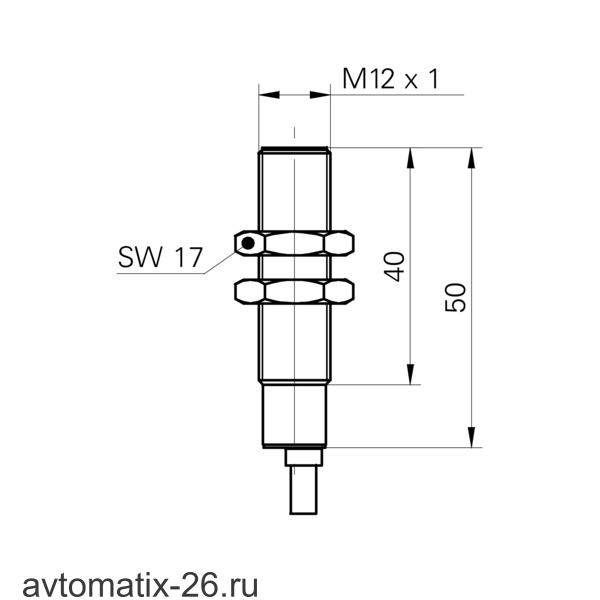 Индуктивный датчик расстояния Baumer IWRM 12U9502