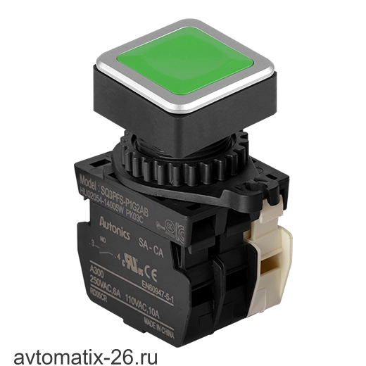 Кнопочный выключатель Autonics SQ3PFS-P1G2ABM