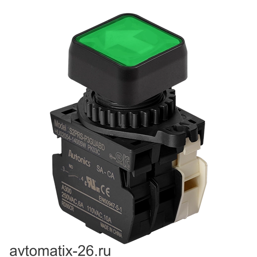 Кнопочный выключатель Autonics S2PRS-P3GUABDM