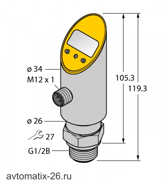 Датчик давления TURCK PS250R-609-2UPN8X-H1141