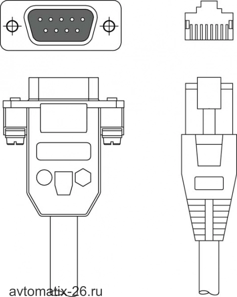Соединительный кабель Leuze Electronic KDS HS-SUB-9A-RJ41-AA-T1-028
