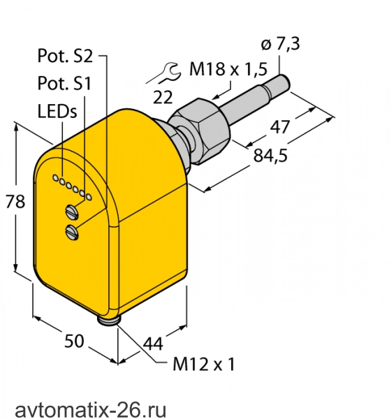 Датчик потока TURCK FTCST-A4P-2AP8X-H1140