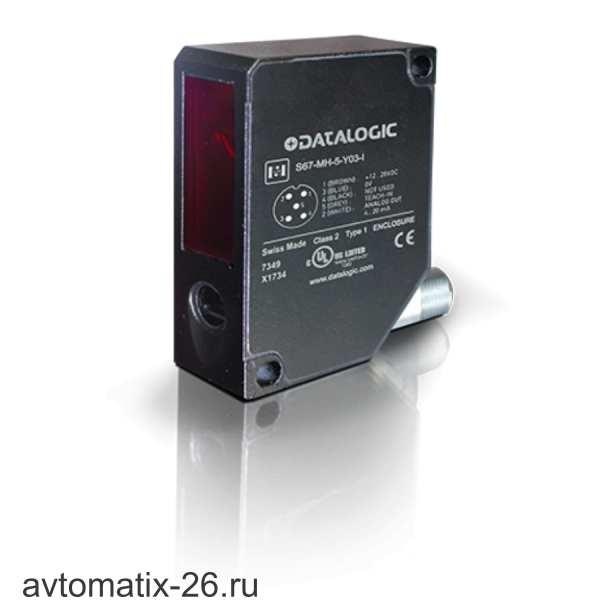 Лазерный датчик расстояния DATASENSING S67-MH-5-Y03-I