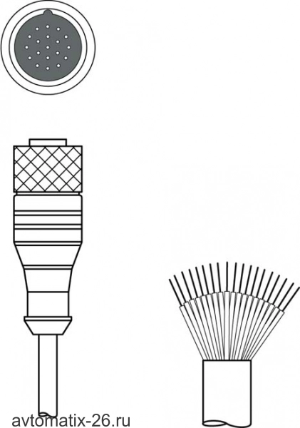 Разъем с кабелем Leuze Electronic KD U-M23-JA-P1-150