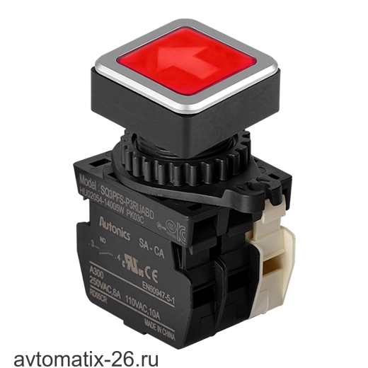 Кнопочный выключатель Autonics SQ3PFS-P3RUABLM