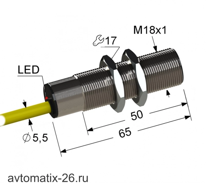Оптический датчик Мега-К VB3C-18M65-TR200B61-K