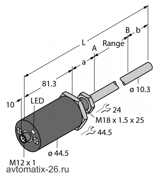 Датчик линейных перемещений TURCK LTX475M-F10-SSI2-GAF1-X3-H1161