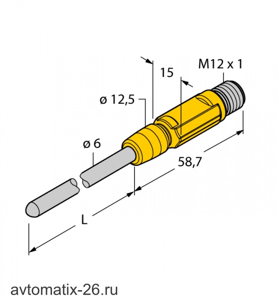 Датчик температуры TURCK TTM-206A-CF-LIUPN-H1140-L200