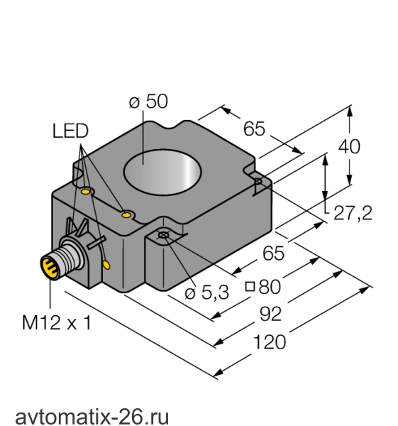 Кольцевой датчик TURCK BI50R-Q80-AP6X2-H1141