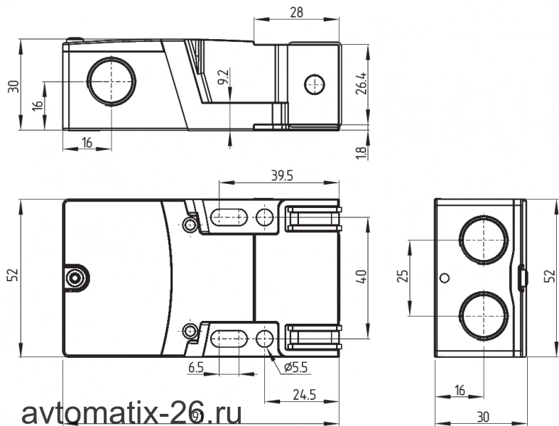 Магнитный датчик безопасности Schmersal RSS16-D-R-ST8H