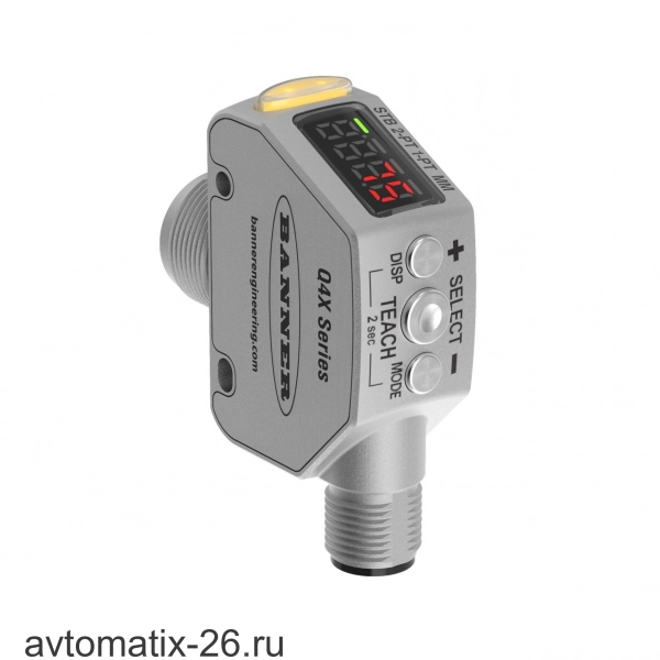 Лазерный датчик расстояния Banner Q4XTILAF500-Q8