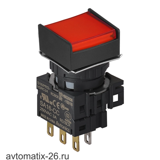 Кнопочный выключатель Autonics S16PRS-H3RC12