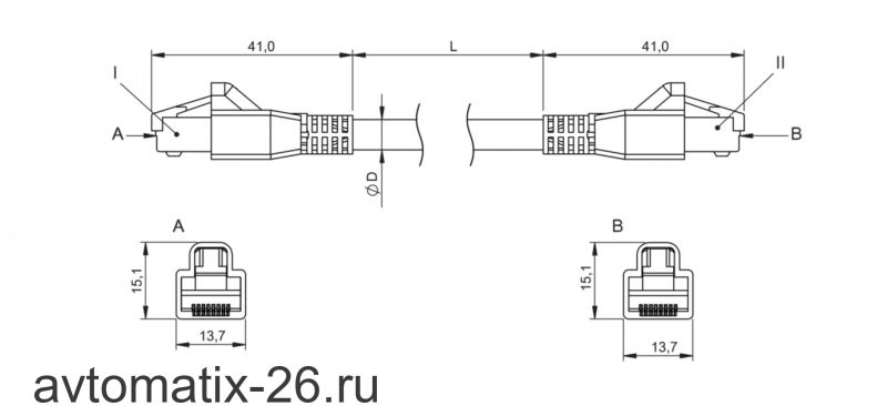 Соединительный кабель Balluff BCC E894-E894-90-339-ES34N9-400