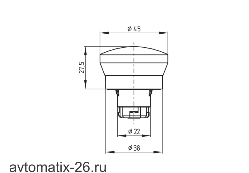 Кнопка аварийного выключения Schmersal RDRZ45RT