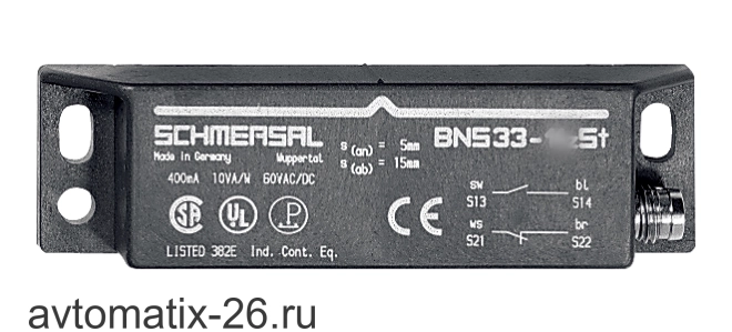 Магнитный датчик безопасности Schmersal BNS33-02ZG-ST-2187