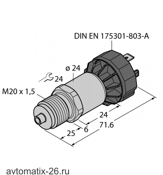 Датчик давления TURCK PT2.5R-1020-I2-DA91/X