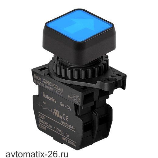 Кнопочный выключатель Autonics S2PRS-P3BLALM