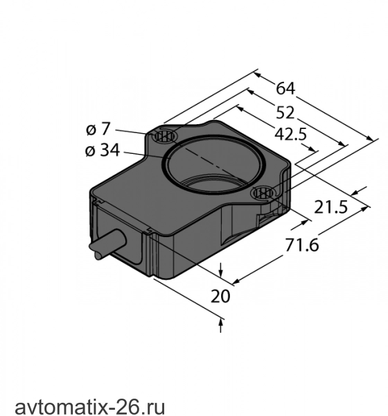 Энкодер TURCK RI60P1-QR20-LU4X2
