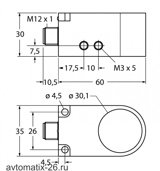 Кольцевой датчик TURCK BI30R-W30-DAN6X-H1141