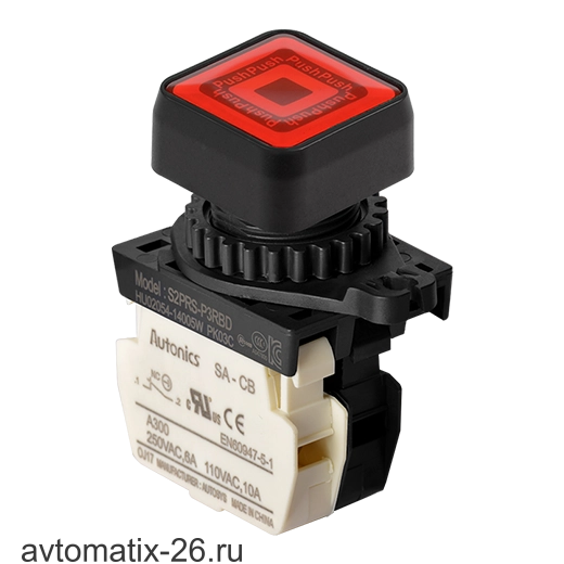 Кнопочный выключатель Autonics S2PRS-P3RBDM
