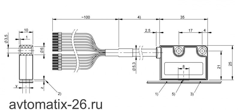 Магнитный энкодер Balluff BML-S2C0-Q61L-M620-R0-KA05