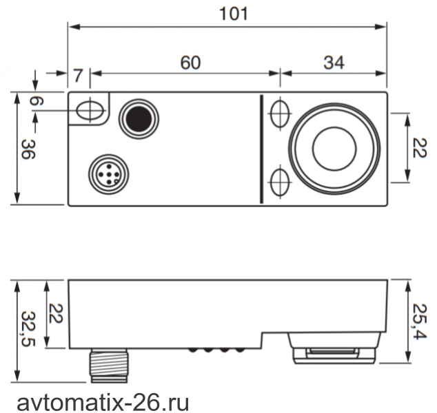 Ультразвуковой датчик EGE-Elektronik ARKU 800 GI