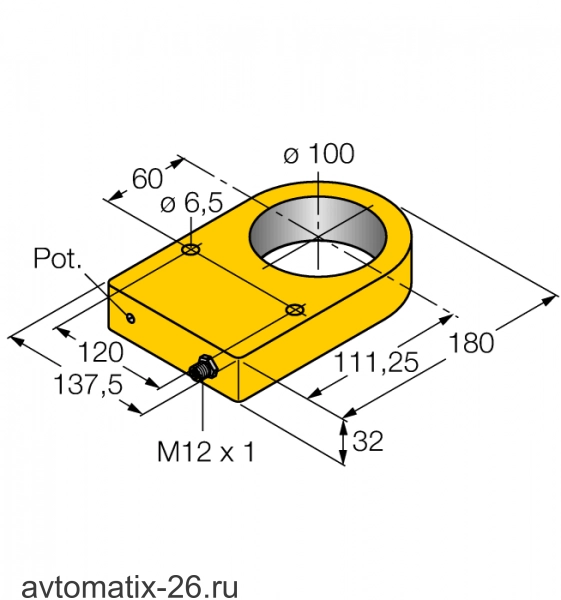 Кольцевой датчик TURCK NI100R-S32XL-2LU-H1141/S950