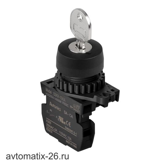 Селекторный переключатель с ключом Autonics S2KR-2DKA