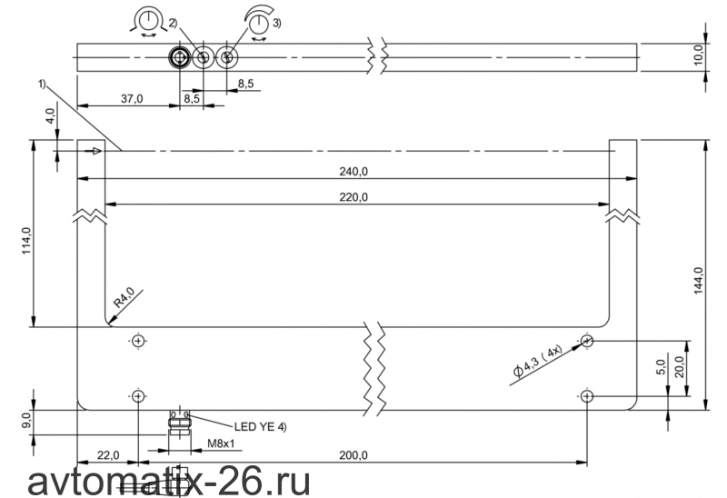Щелевой датчик Balluff BGL 220A-002-S49
