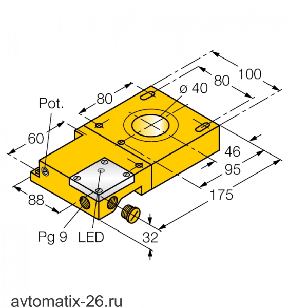 Кольцевой датчик TURCK NI40R-S32SR-VP44X
