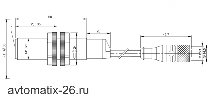 RFID головка чтения/записи Balluff BIS C-319-PU1-10