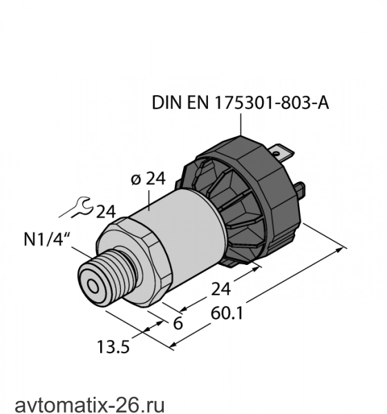 Датчик давления TURCK PT6R-1003-I2-DA91/X